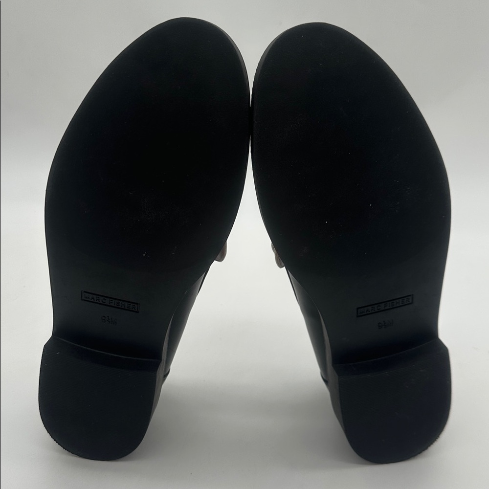 Marc Fisher Black Brown Creme MFCalixy Loafers Women’s Size 9.5M - Picture 14 of 16